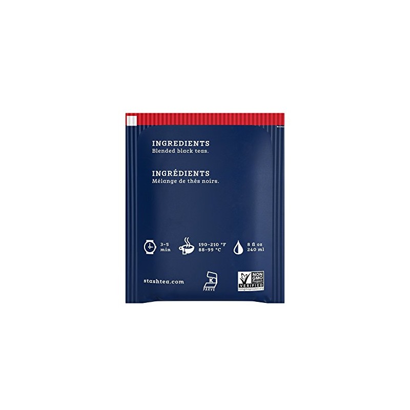 Stash Tea English Breakfast Tea, 20 Count (Pack of 6)