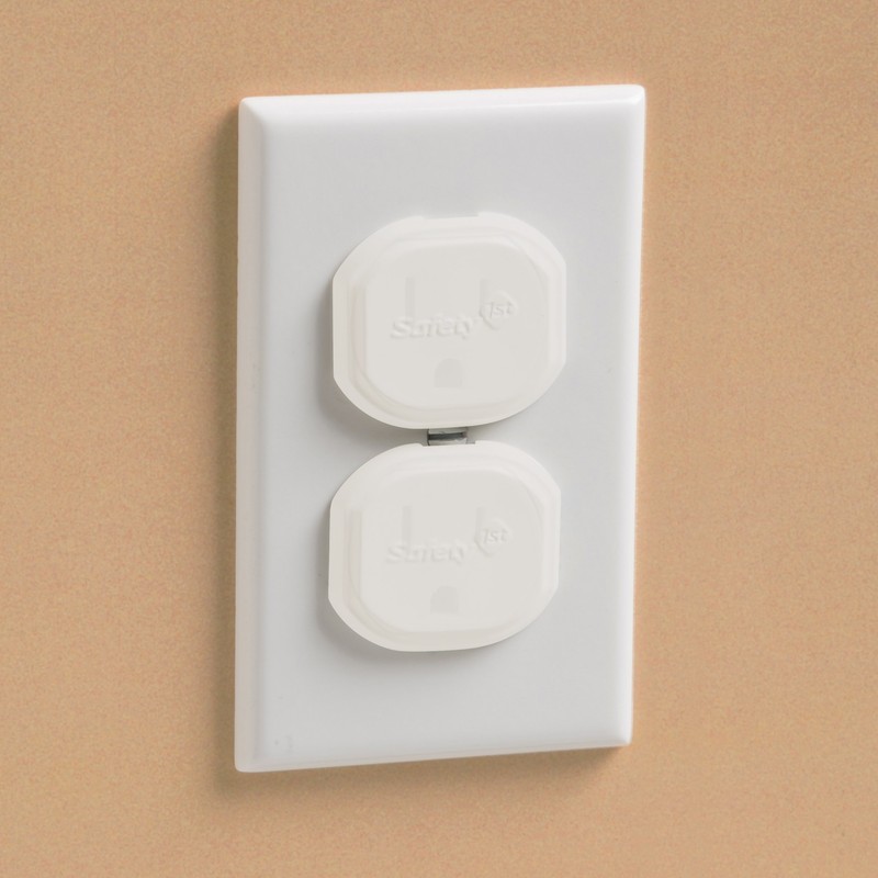 Safety 1st Electrical Outlet Baby Proof Covers, Secure Outlet Plugs,