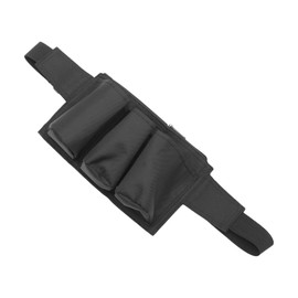 Operitacx Reinigungswerkzeugtasche Gürteltasche für den Garten Gürteltasche für Gartengeräte Gartenarbeit Taille Hängende Tasche verstellbare Gartentasche Netz Black