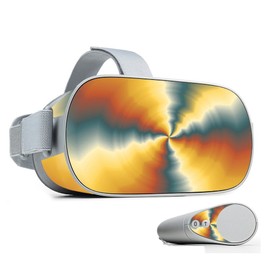 MightySkins Skin Compatible with Oculus Go Mobile VR - Eye of The Storm | Protective, Durable, and Unique Vinyl Decal wrap Cover | Easy to Apply, Remove, and Change Styles | Made in The USA
