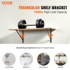 12 X 8 In Heavy Duty Floating Shelf Bracket Steel