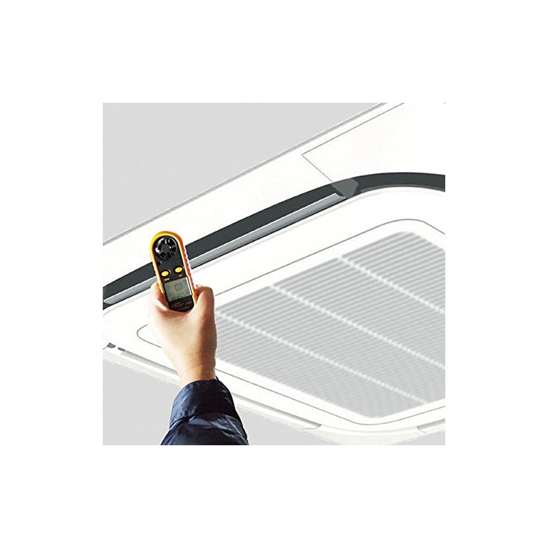 SMART SENSOR デジタル風速計　温度計搭載モデル AR816