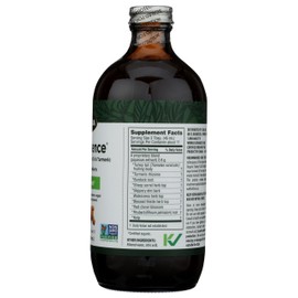 Flora Health Flor-Essence with Turkey Tail & Turmeric, Rich in Polysaccharides, 35+ Phenolic Compounds with Antioxidants and Immunity Support, 17-fl. oz. Glass Bottle
