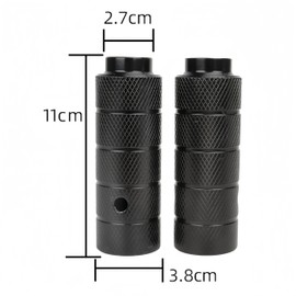 LOOKGOU Bicycle Steel Hub Step 2-Piece Set Custom Parts BMX Fat Bike Cross Bike Mountain Bike Hub Step Gear Guard Mountain Bike No Two-Person Riding