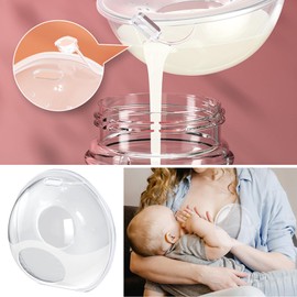 KOAHDE Milchauffangschalen,Brustschalen Set,Brustwarzenschutz Milchauffangschale,Milchauffangschalen Stillen,Stillen Milch Auffangschalen,Brustschalen Set mit Weich und Wiederverwendbar,2PC