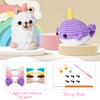 BWkoss Beginner Crochet Kit, Cute Animals Crochet Starter Kit for