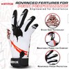 Football Gloves Jester face Adult & Youth Football Gloves Sticky