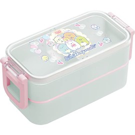 San-X Sumikko Gurashi Lunch Market 2-Piece Lock Chopsticks Lunch Box KA17302