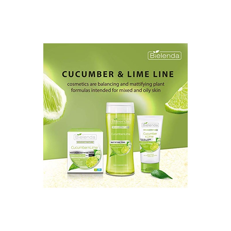 Bielenda Bielenda cucumber & lime anti-shine cream day/night 50ml