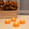 LumaBase Extra Large Battery Operated Tea Lights with Remote Control,