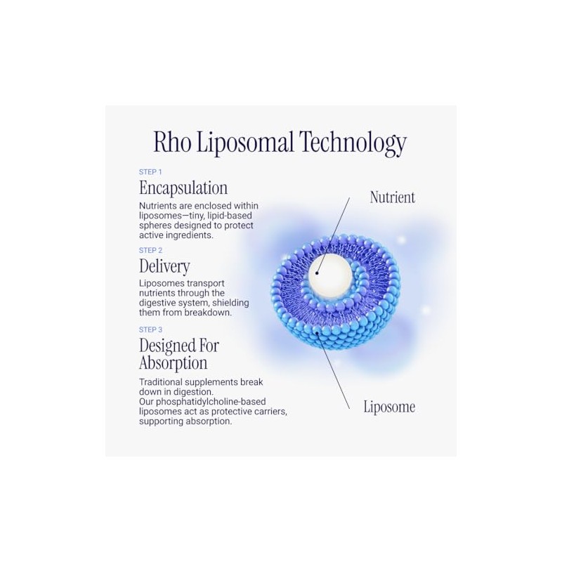 Rho Nutrition Liposomal Methylated Vitamin B Complex – Ultra High