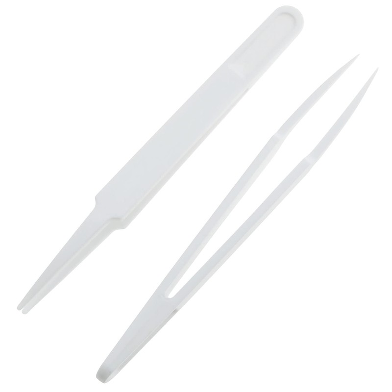 E-outstanding 5PCS Plastic Pointed Tip Tweezers Repairing Tools for Electronic