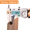A6 Clipboard,6 Pack Mini Clipboard with Low Profile Clip,A6 Wooden