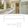 Double Rod Towel Rack Space Aluminum Rustproof Double Towel Bar