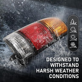 CHEDA Rear Tail Lights Lamp Assembly Compatible with Toyota Tundra Regular Cab & Access Cab 2000-2006 Fit Fleetside Bed Models Pilotos Traseros Conjunto