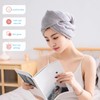 Hair Towel Turban, Pack of 2 Microfibre Towel Hair Turban,
