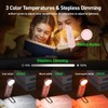 VAVOFO USB Rechargeable Book Light, Blue Lighting Blocking, Amber Light
