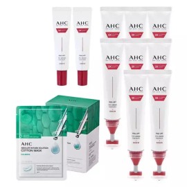 AHC [하프클럽/에이에이치씨]AHC 아이크림 시즌14 풀 리프트 40ml 8개+12ml 2개+카밍 25매 AHC Eye Cream Season 14 Full Lift 40ml 8pcs + 12ml 2pcs + Calming 25 sheets [AHC Full Lift 40ml x 8 + 12ml x 2 + Calming Patches x 25 pieces]