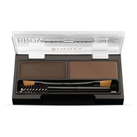 Rimmel Rimmel London Brow This Way Eyebrow Powder Sculpting Kit, Groomed Finish and Ultimate Precision with Duo Compact Formula, Dark Brown