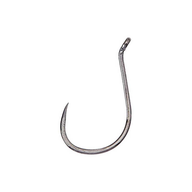 (1/0, Black) - Gamakatsu Barbless Hooks - Nickel, Red &