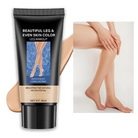 Leg Makeup, Body Coverage Perfector Waterproof Long Lasting No Transfer Tattoo Cover Up Makeup To Cover Veins, Leg and Body Concealer for Mature Skin, Brightens The Natural Skin, #02 Medium