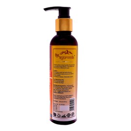 HIM AYURVEDA VITAMIN C FACE WASH ERICHED WITH LEMON, HONEY,PAPAYA,TURMERIC, ALOE VERA AND KASHMIRI SAFFRON - NO PARABENS, SULPHATE, SILICONES, 200ML