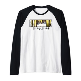 Amane Misa Face Character Raglan Baseball Tee