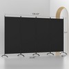 Kecreque Portable Room Divider 4 Panel Partition Room Dividers and