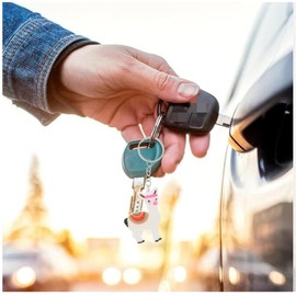 LiJuanWang Key Fob, Pack of 12 Alpaca Keychains, Alpaca Keyring, Party Bag for Children's Birthday, Decorative Animal Pendant, for Party Preferred School Carnival Reward Gift