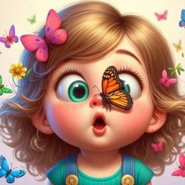 JATOK Diamond Painting Adults, Fairy Elf 5D DIY Diamond Painting Pictures Adults, Diamond Art DIY Diamond Art Painting Embroidery Cross Stitch Pictures Home Wall Decor, 30 x 30 cm