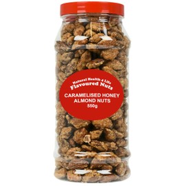 Natural Health 4 Life Caramelised Honey Almonds 550g