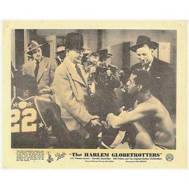 The Harlem Globetrotters Original Lobby Card 1951 Basketball Legends