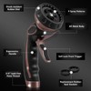 RESTMO Hose Nozzle with Easy Self-Lock Trigger, Heavy Duty Water