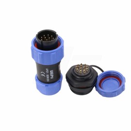 HangTon SP21 12 Pin Connector Aviation Circular Quick Disconnect Power 5A Male Cable Plug Female Panel Socket