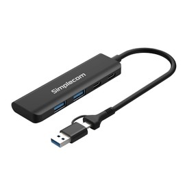 The Simplecom CH385 SuperSpeed USB-A and USB-C 4-Port Combo Hub