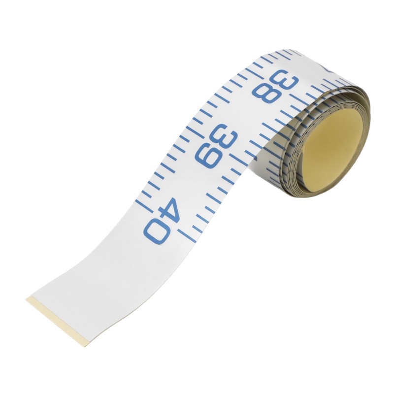 40in Fish Ruler Waterproof Adhesive Fish Measuring Tape Fishing Measuring