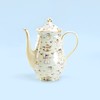Grace Teaware Holiday Snowman Fine Porcelain Chocolate Pot 40oz Capacity