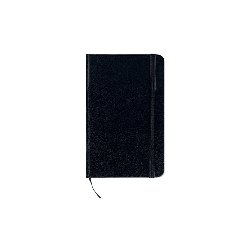 PromotionGift A5 block note checked paper - black