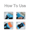 Glass Ceramic Hob Scraper Plastic Scraper Double Edged Safety Cleaning