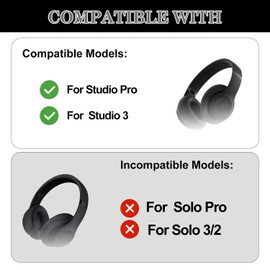 Aiivioll Studio Pro Headband for Studio Pro 2023 (Model A2924) and Studio 3 (Model A1914) Wireless Bluetooth Headphones Studio Pro Head Band Repair Parts Accessories Repair Kit (Earth)