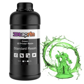 OLAPRIN 3D Printer Resin, Rigid Resin with Clear Details, Fast Curing, High Precision Resin, Low Odor, Compatible with More Than 90% LCD Light-Curing 3D printerss (Clear Green, 1kg)