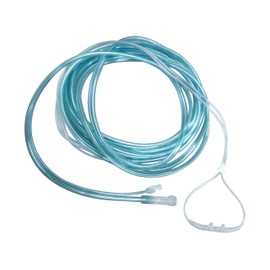 Endure ETCO2 Nasal Sampling Cannula, Split Prong, Adult 14 Ft CO2 Cannulas, Standard Connector, Pack of 5 (Female Connector)