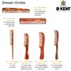 Kent 10T Large all Coarse Hair Detangling Comb, Wide Teeth