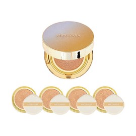 Miguhara All Day Whitening Ampoule Cushion No. 21 (Main Product 15g + Refill 15g x4) / 미구하라 올데이 화이트닝 앰플쿠션 21호 본품 15g + 리필 15g x4
