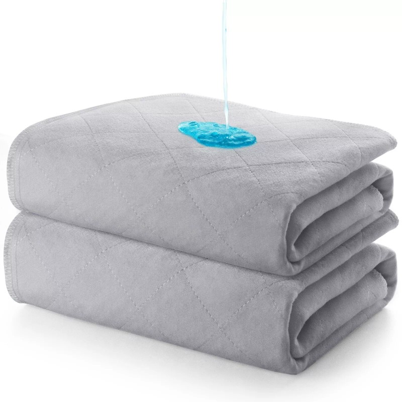 Moonsea Waterproof Incontinence Bed Pads Reusable Absorbent Pee Underpads 36"x34"