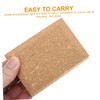 Operitacx Wooden Sandpaper Retainer Sandpaper Sanding Block Cork Backing Board