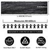 Time to Sparkle Cheesecloth Table Runner 90X400CM - Black