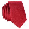DonDon men's slim tie, 5 cm, plain, matt, shiny and