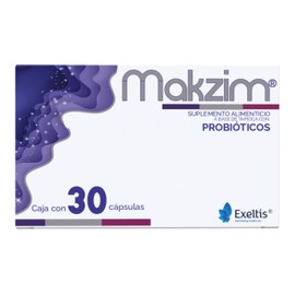 MAKZIM, Suplemento Alimenticio a base de Tapioca con Probióticos (30 Cápsulas)