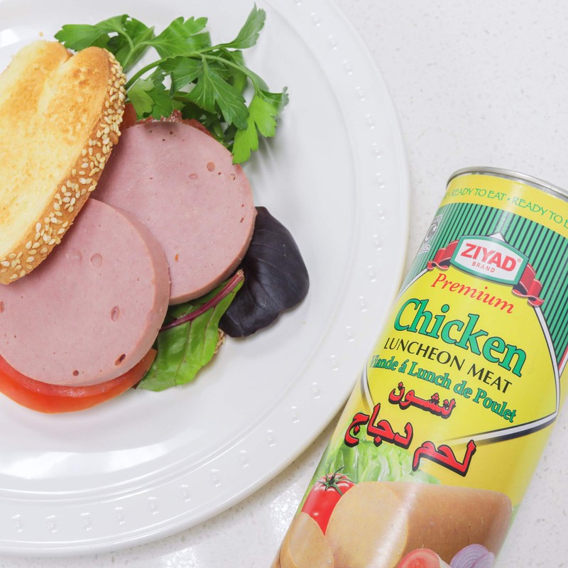 Ziyad Chicken Luncheon Meat, Halal, Ready To Eat Meals, Delicious